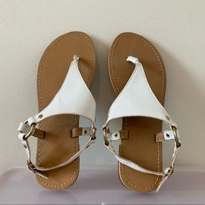 White Strappy Sandals